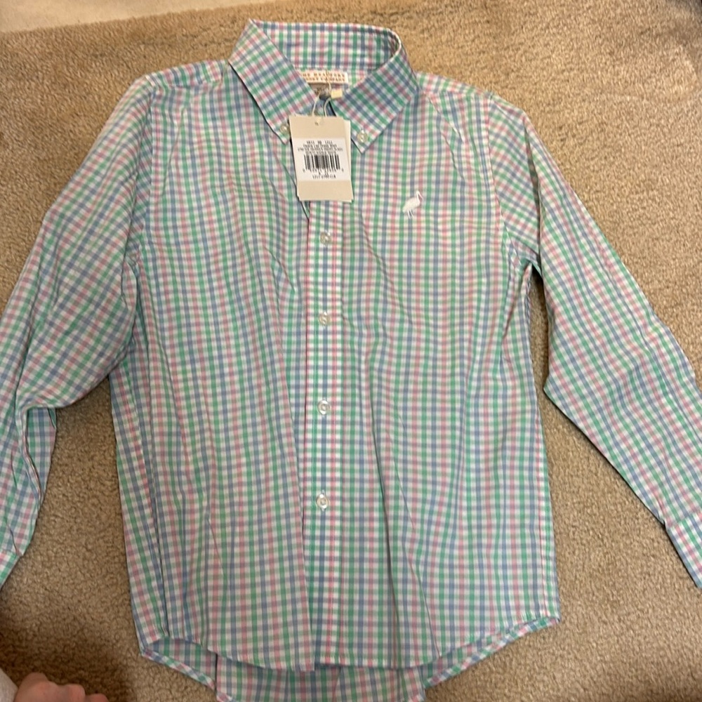 Tbbc dean shirt size 8 nwt